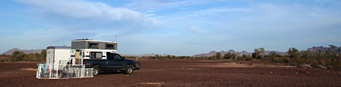 Camped off Plumosa Road